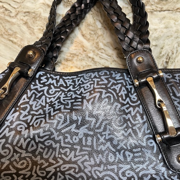 Gucci “Words of Strength” Painted Handbag with Authenticity Certificate - Picture 3 of 12
